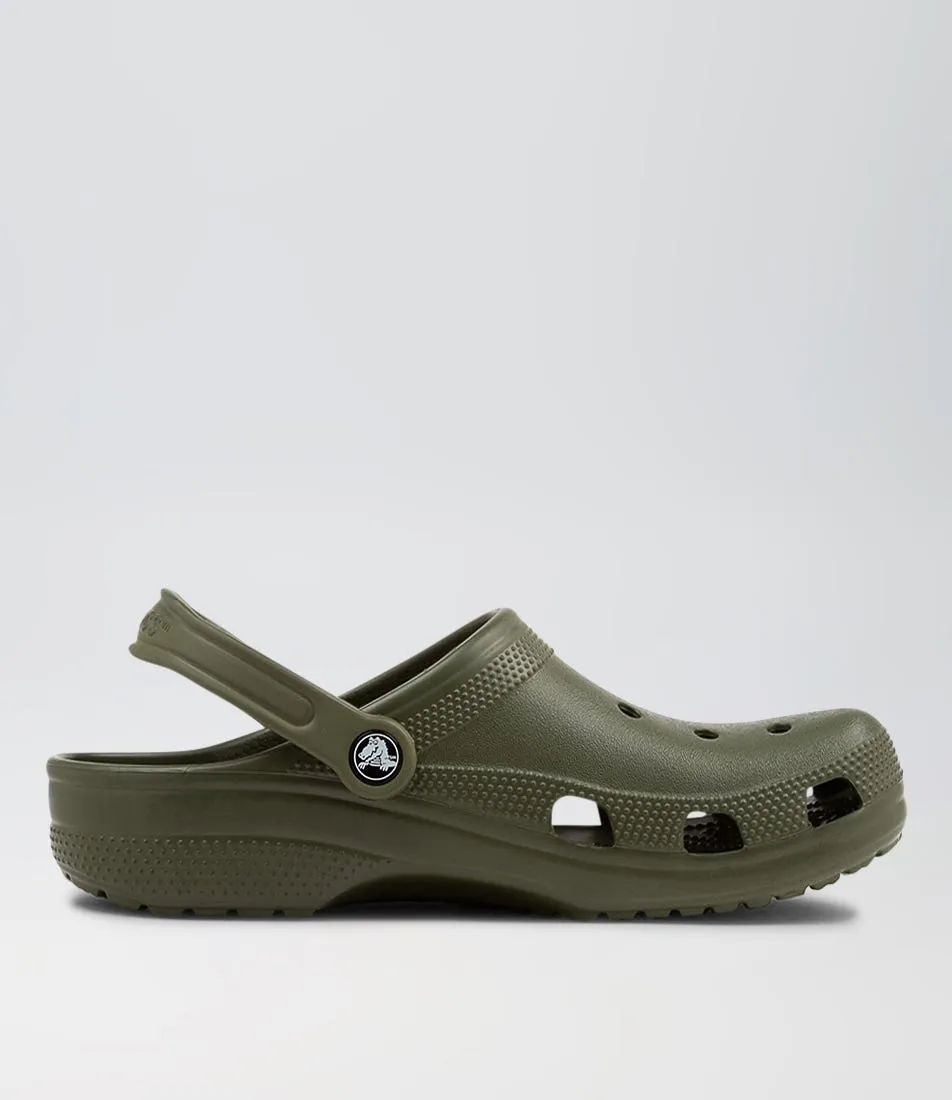 CROCS Classic M Army Green Croslite Sandals