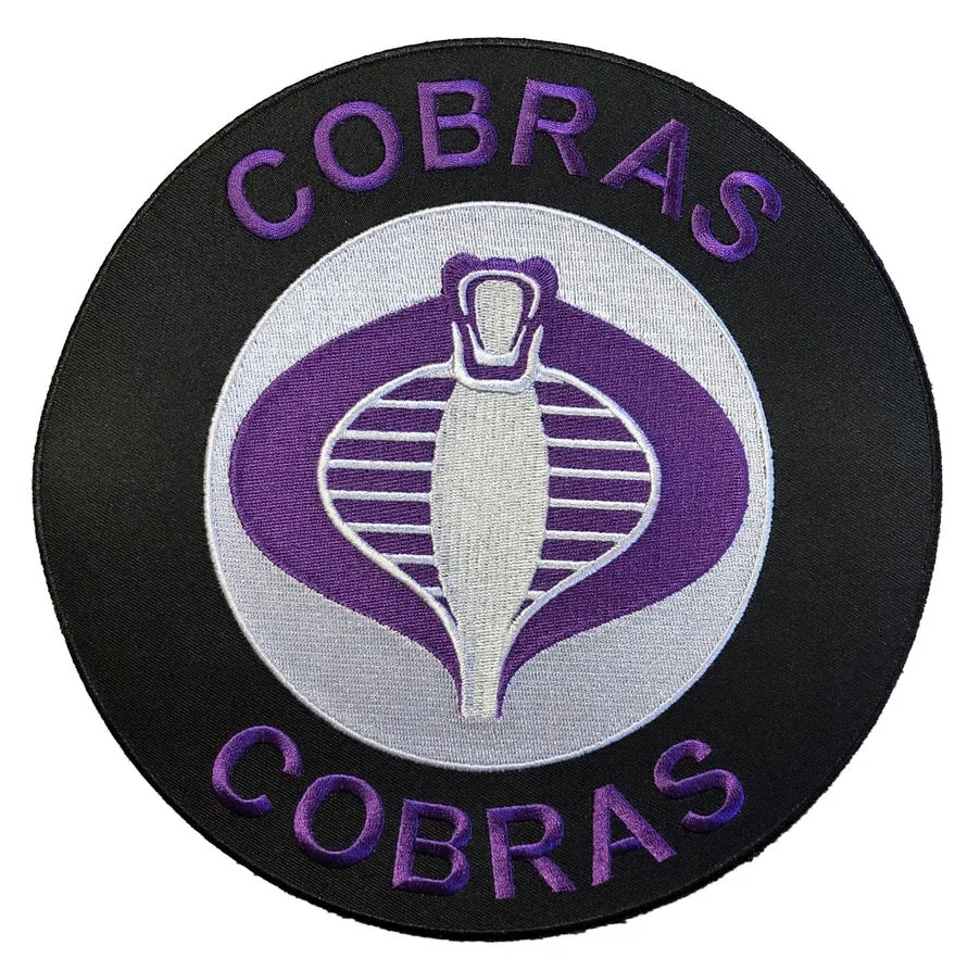 Custom Hockey Jerseys with the Cobras Embroidered Twill Logo