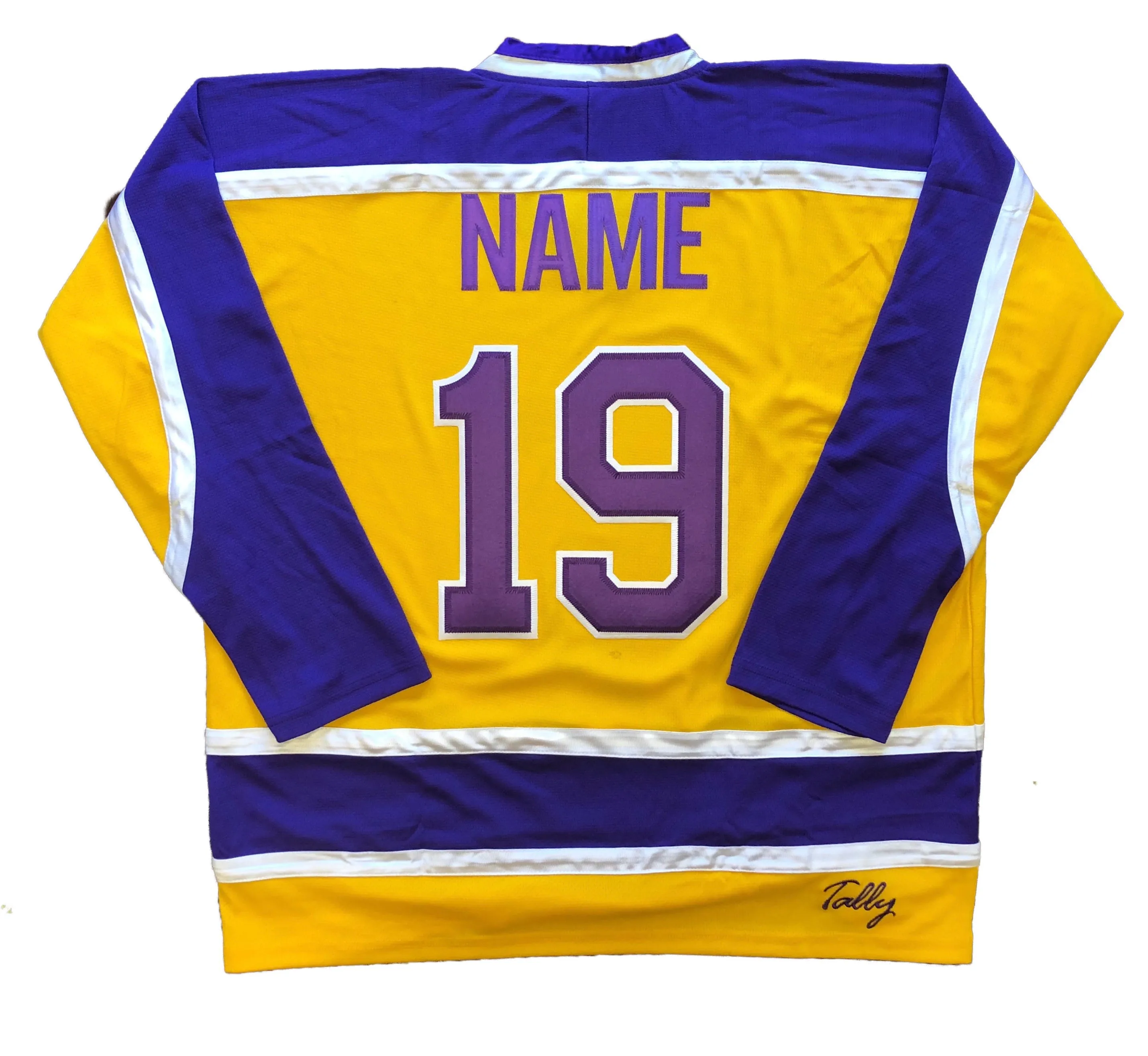 Custom Hockey Jerseys with the Cobras Embroidered Twill Logo