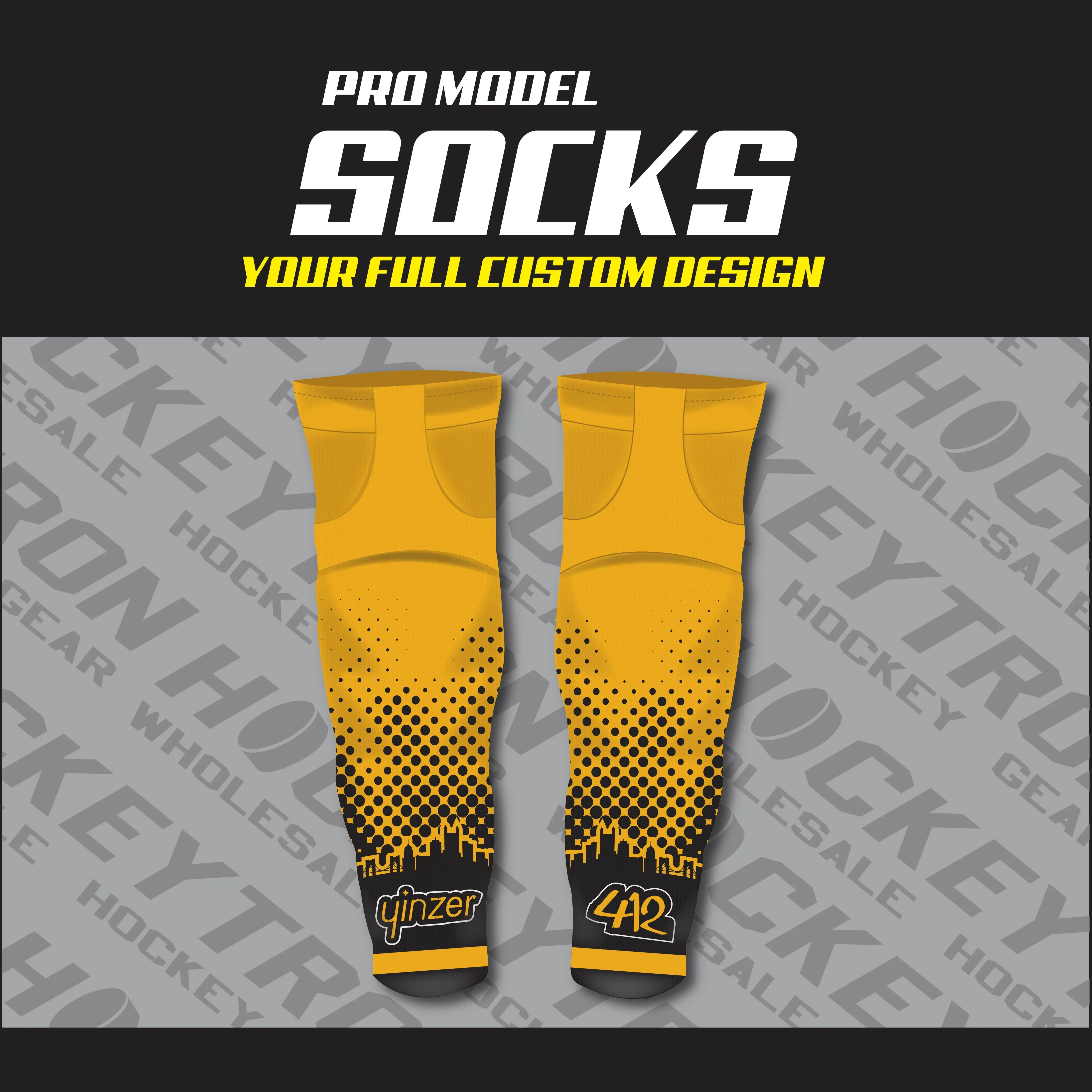 Custom Sublimated Hockey Socks - Your Design