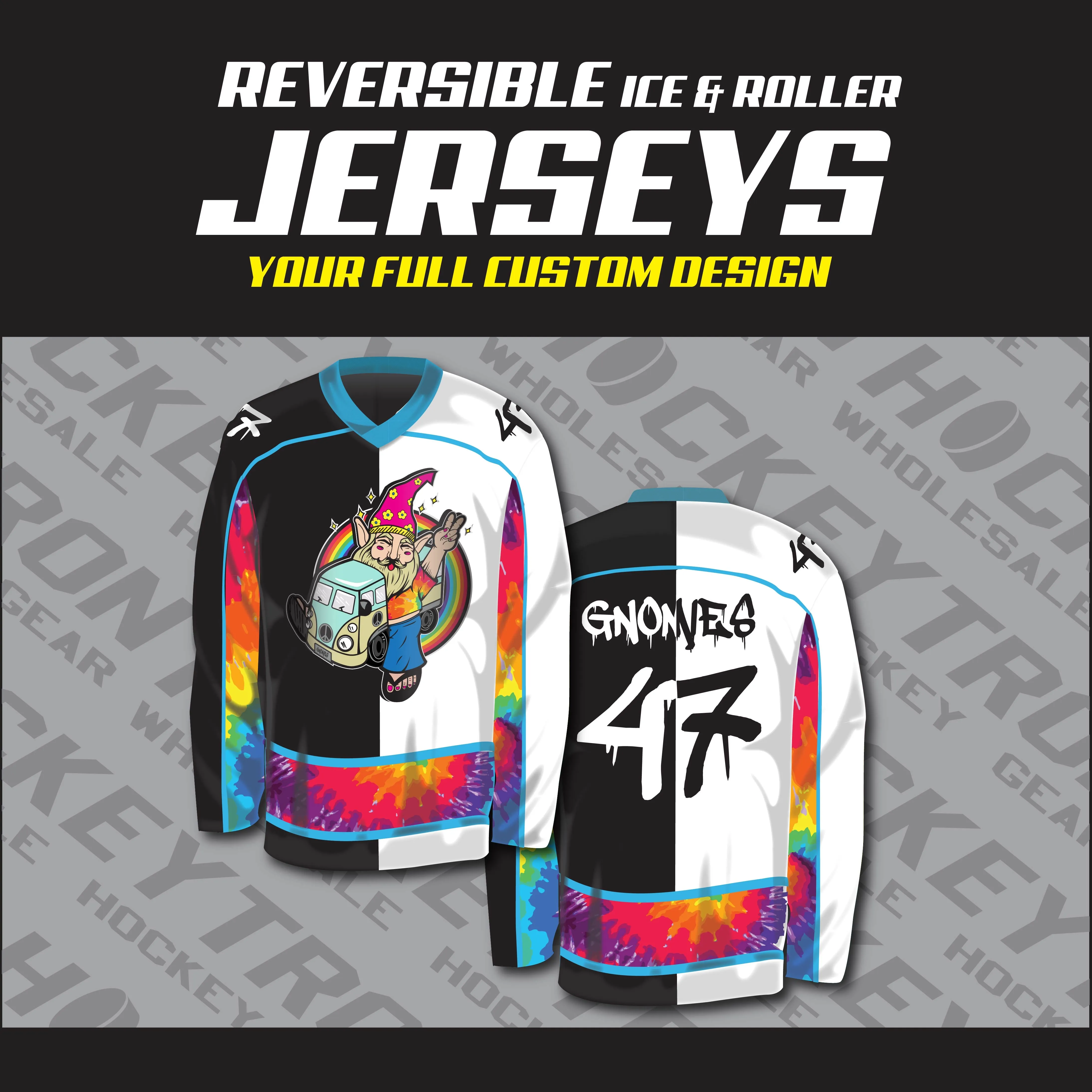 Custom Sublimated Reversible Hockey Jersey - Your Design