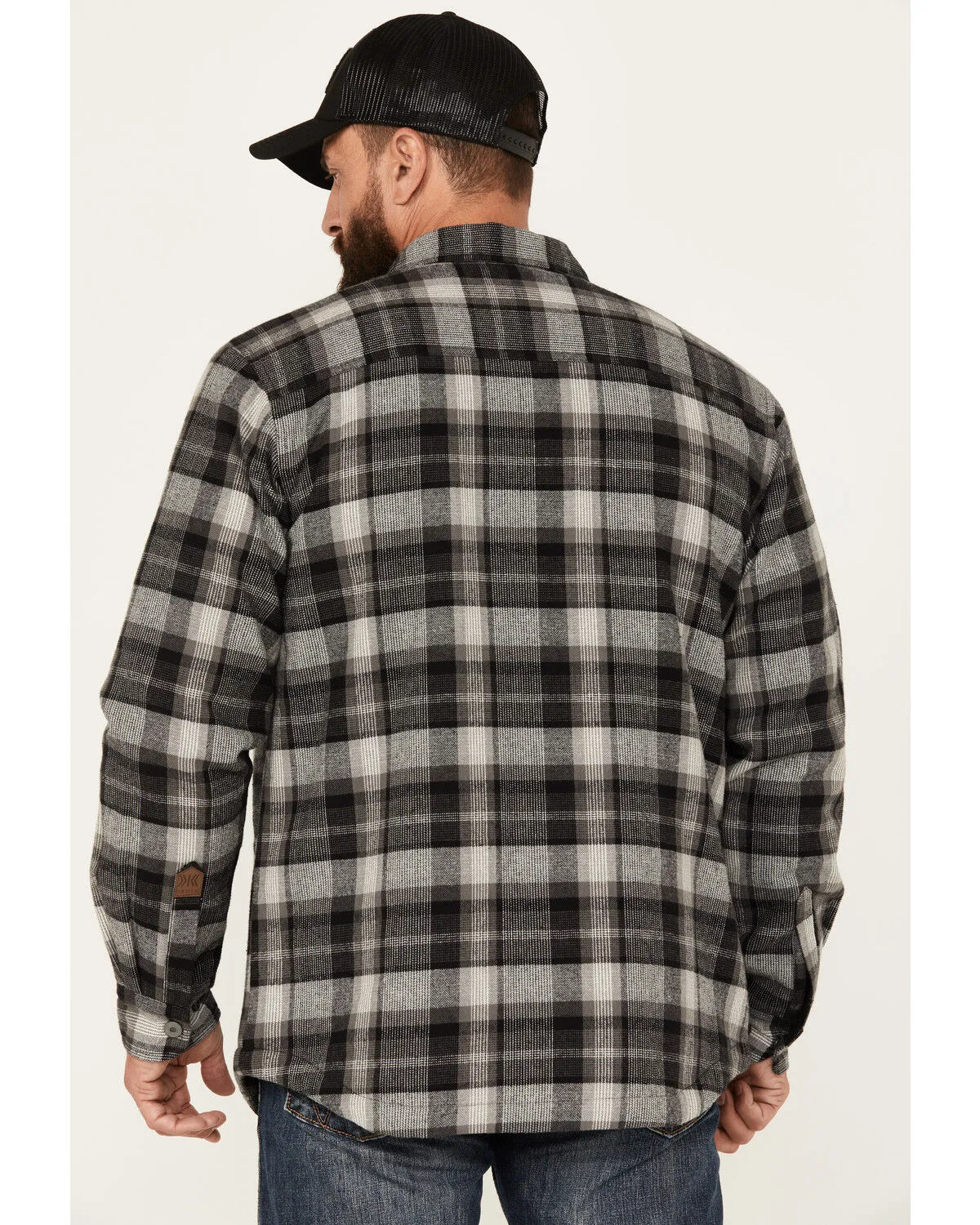 Dakota Grizzly Men's Ivan Plaid Print Sherpa Lined Flannel Shirt Jacket