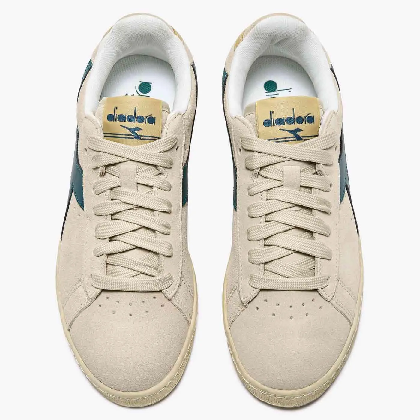 Diadora Game L Low Waxed Suede Retro Trainers CC