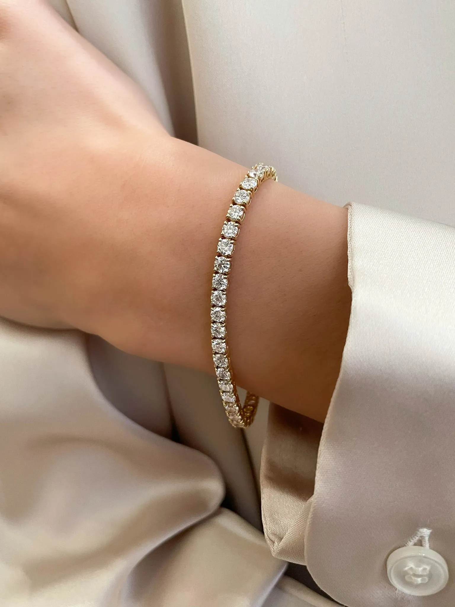 Diamond Tennis Bracelet - 6.00 Carats