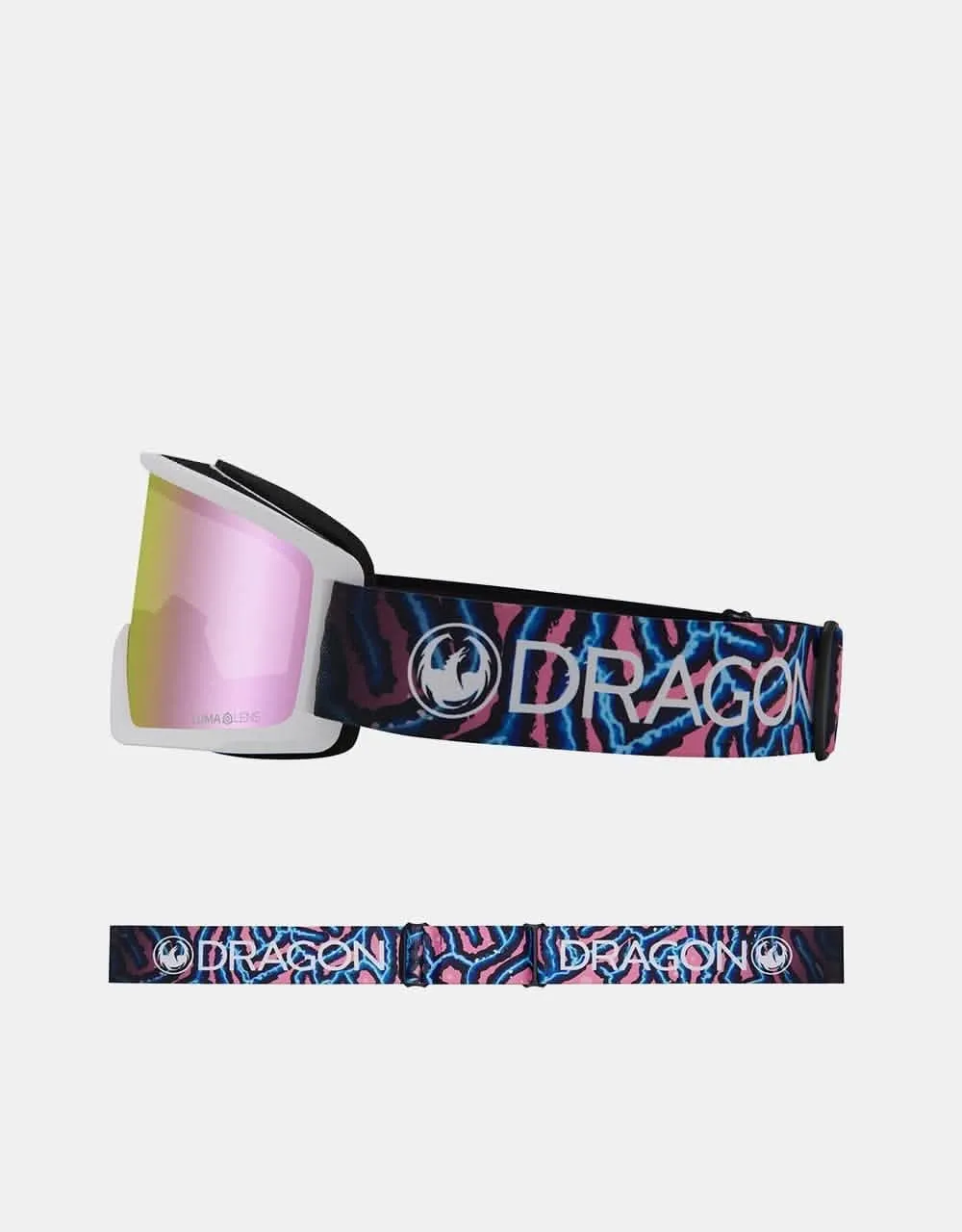 Dragon DX3 OTG Snowboard Goggles - Reef/LUMALENS Pink Ion