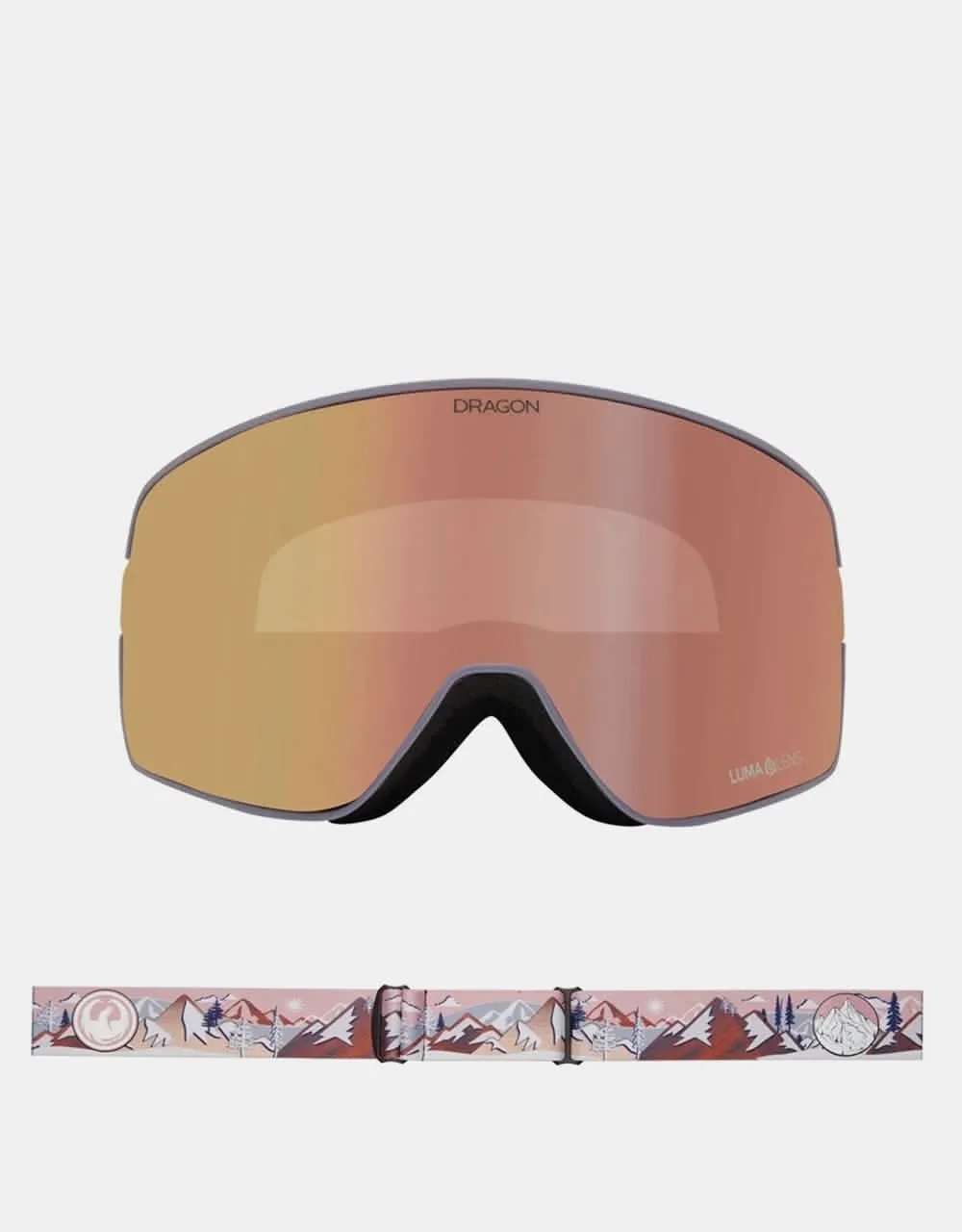 Dragon NFX2 Snowboard Goggles - Kimmy Fasani Signature/LUMALENS Rose Gold Ion