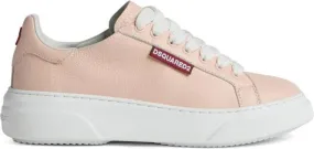 DSQUARED2 logo-embossed lace-up sneakers Pink