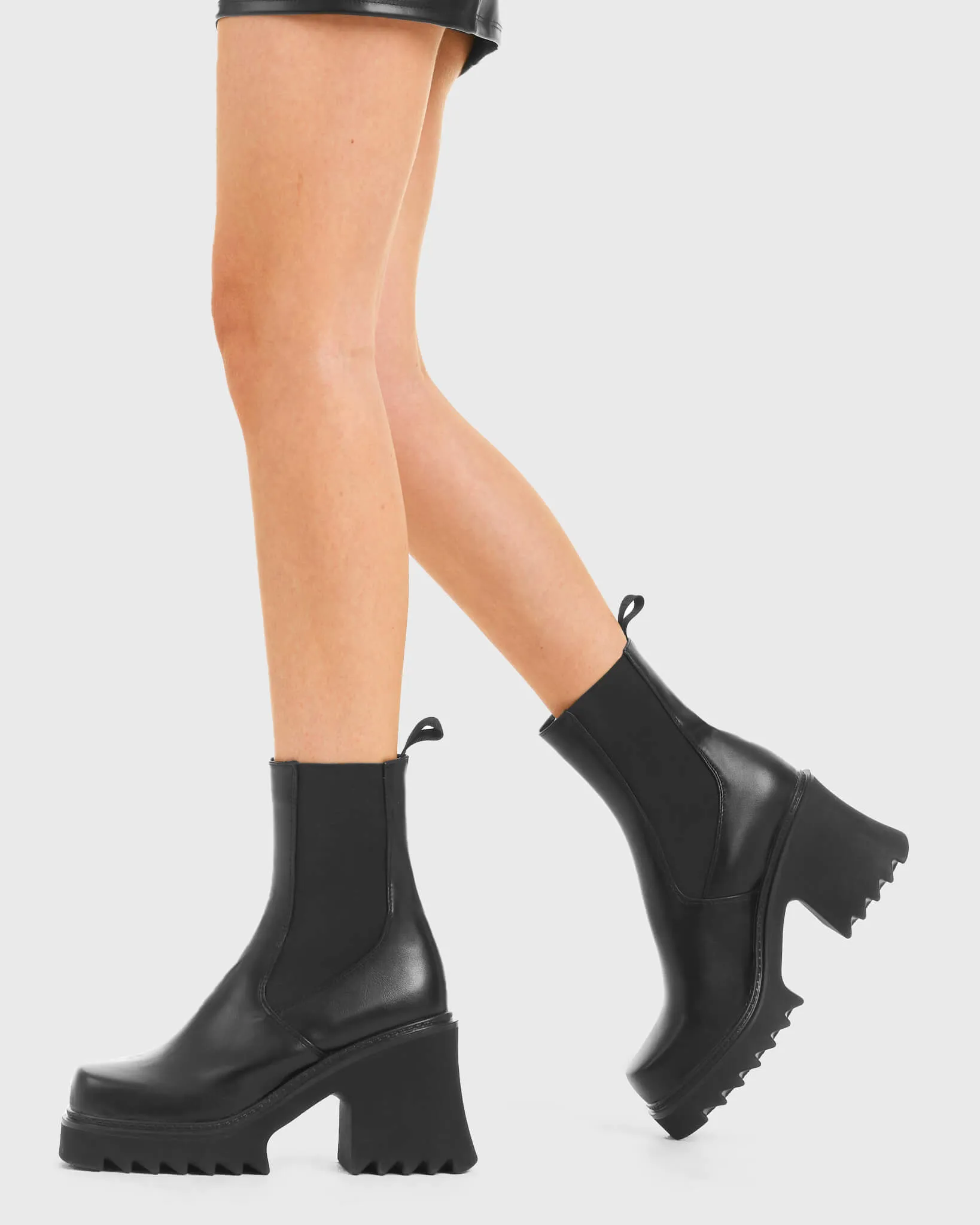 Elevate Chunky Platform Ankle Boots