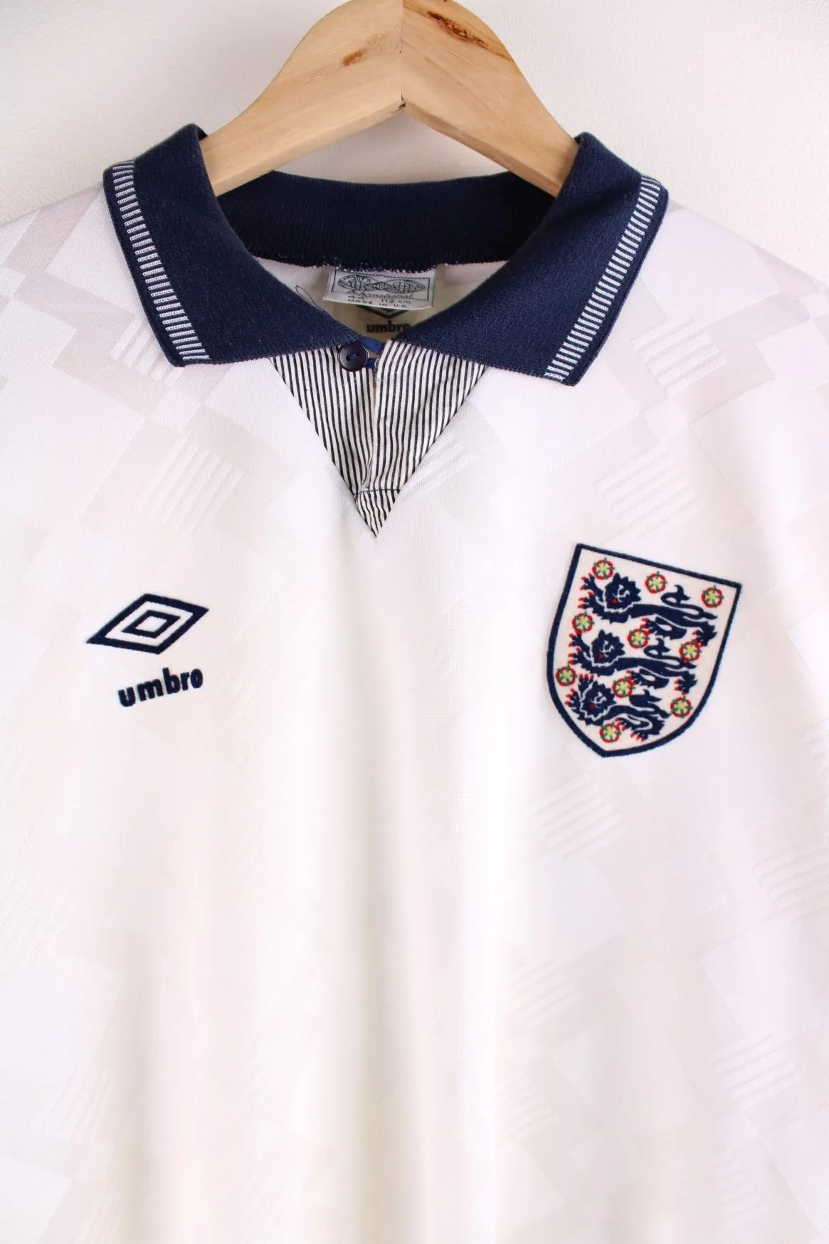 England 1990/92 Umbro Football Shirt