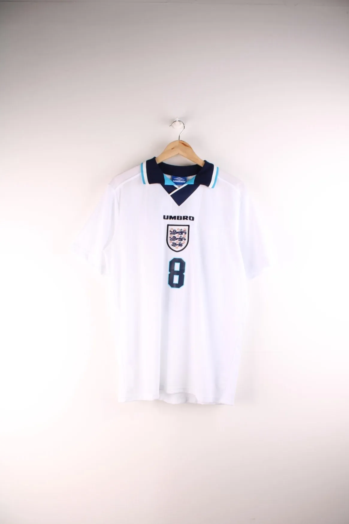 England 1996 Gascoigne Football Shirt