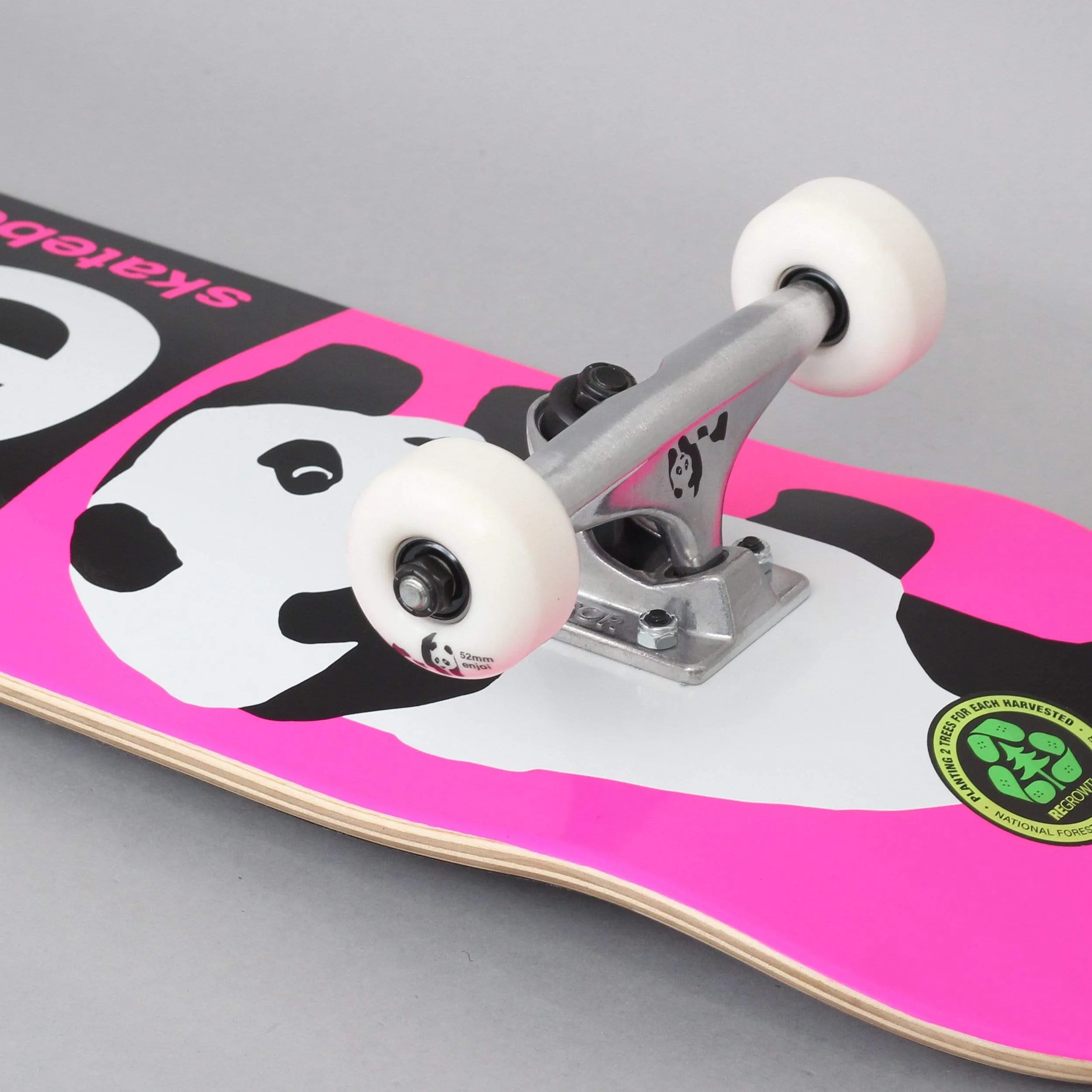 Enjoi 8.0 Half And Half FP Complete Skateboard Pink