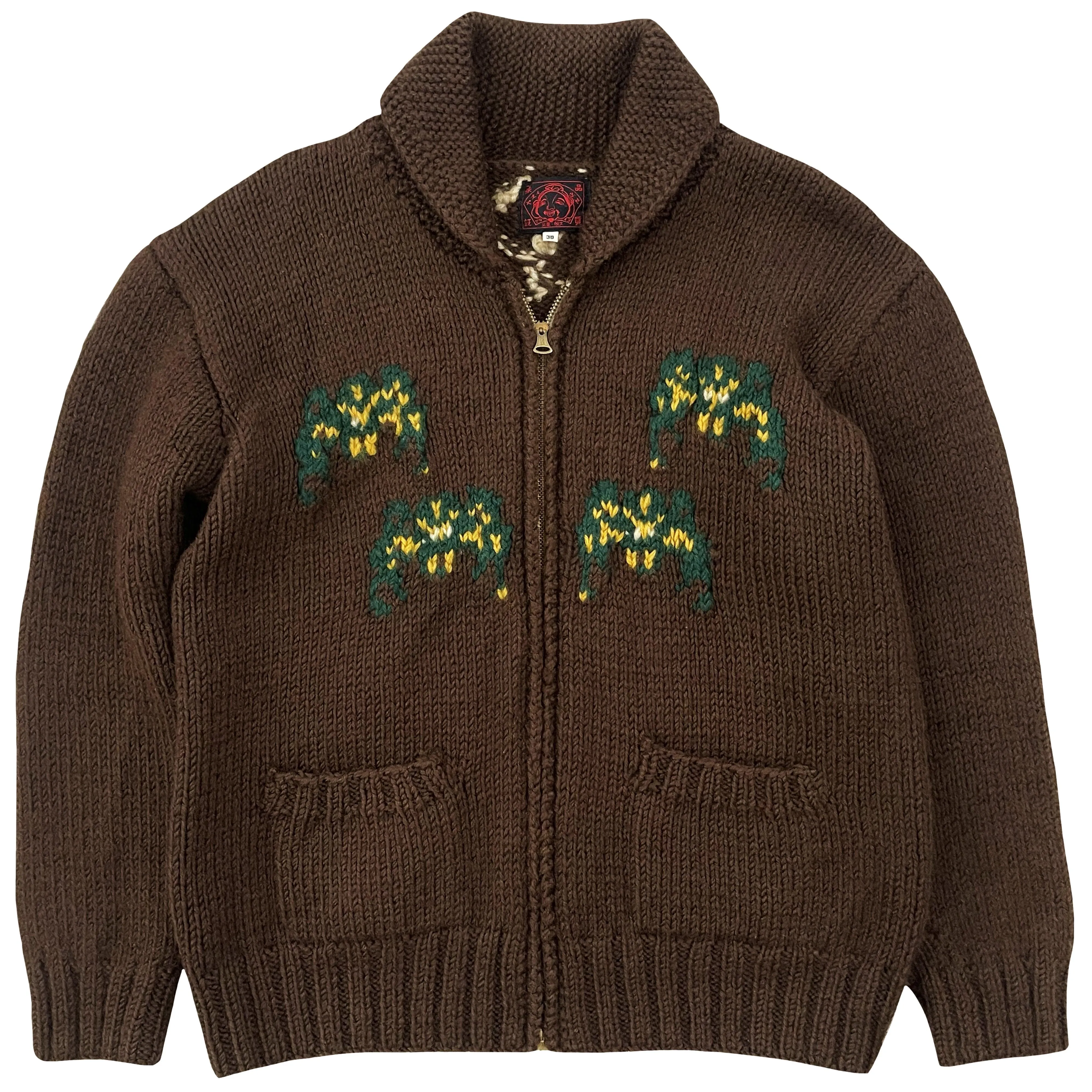 Evisu Cowichan Knitted Cardigan