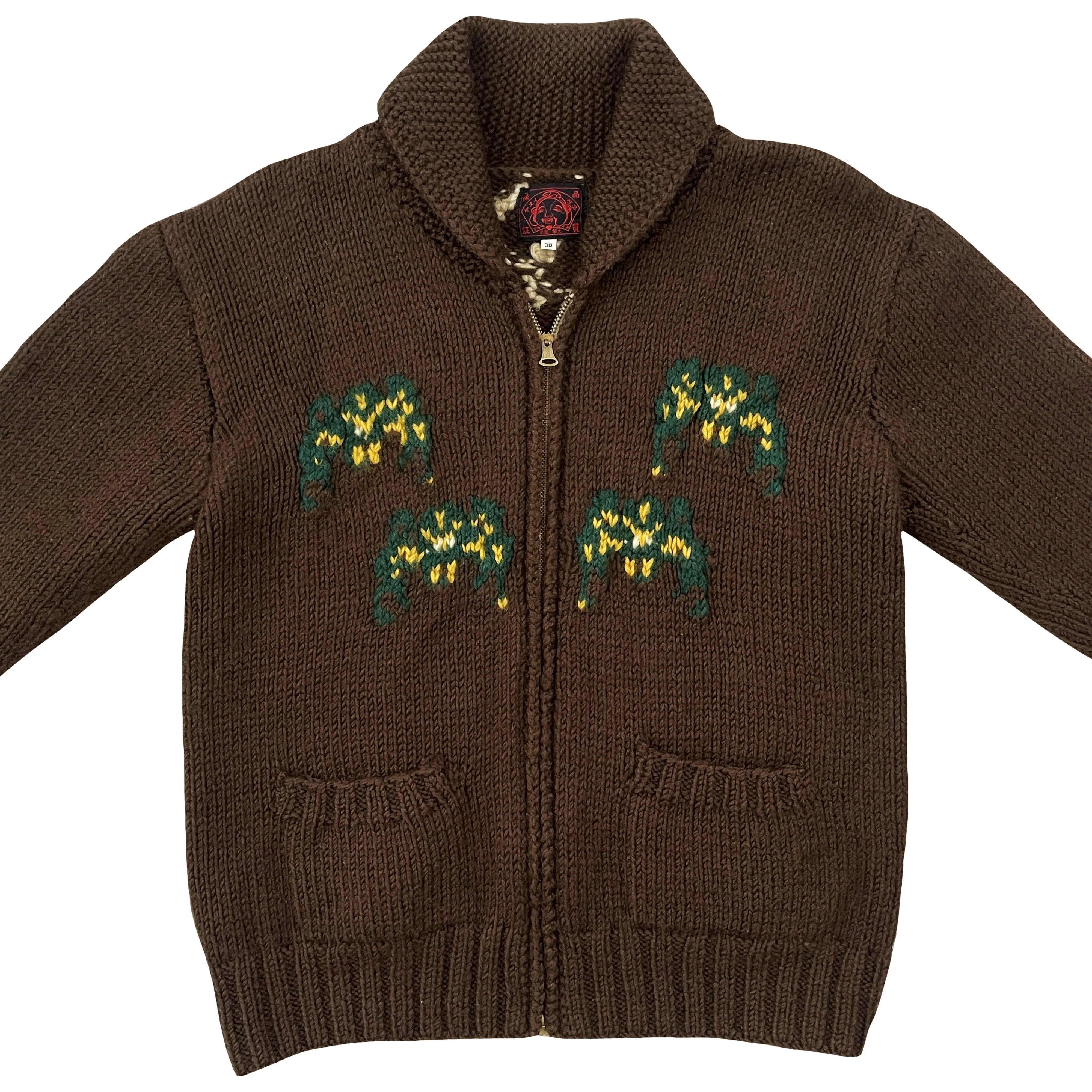 Evisu Cowichan Knitted Cardigan