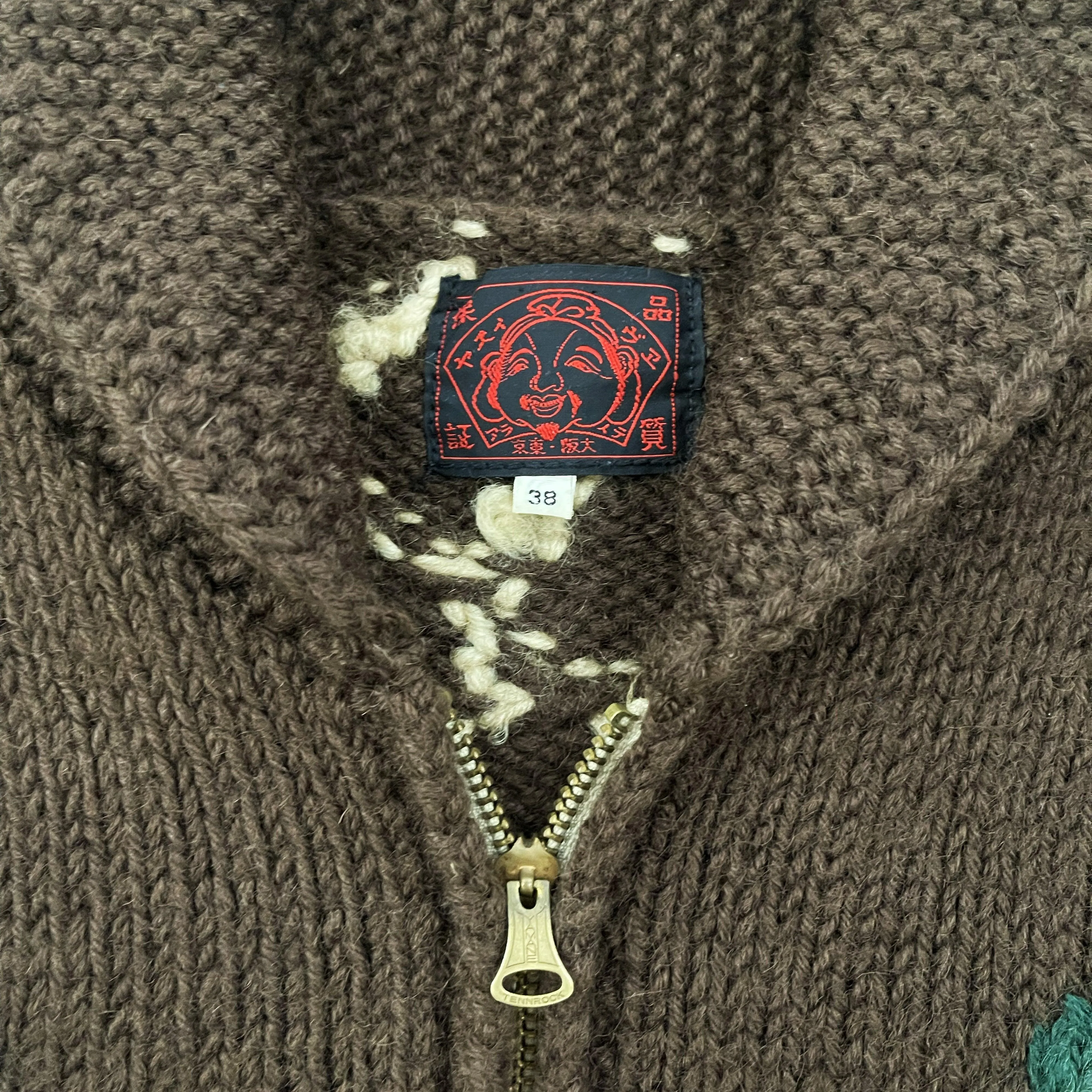 Evisu Cowichan Knitted Cardigan