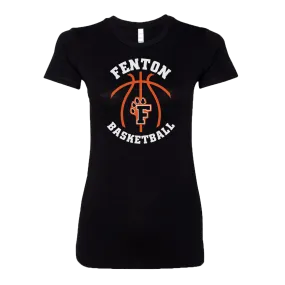 Fenton Basketball - Black - Ladies Favorite Tee