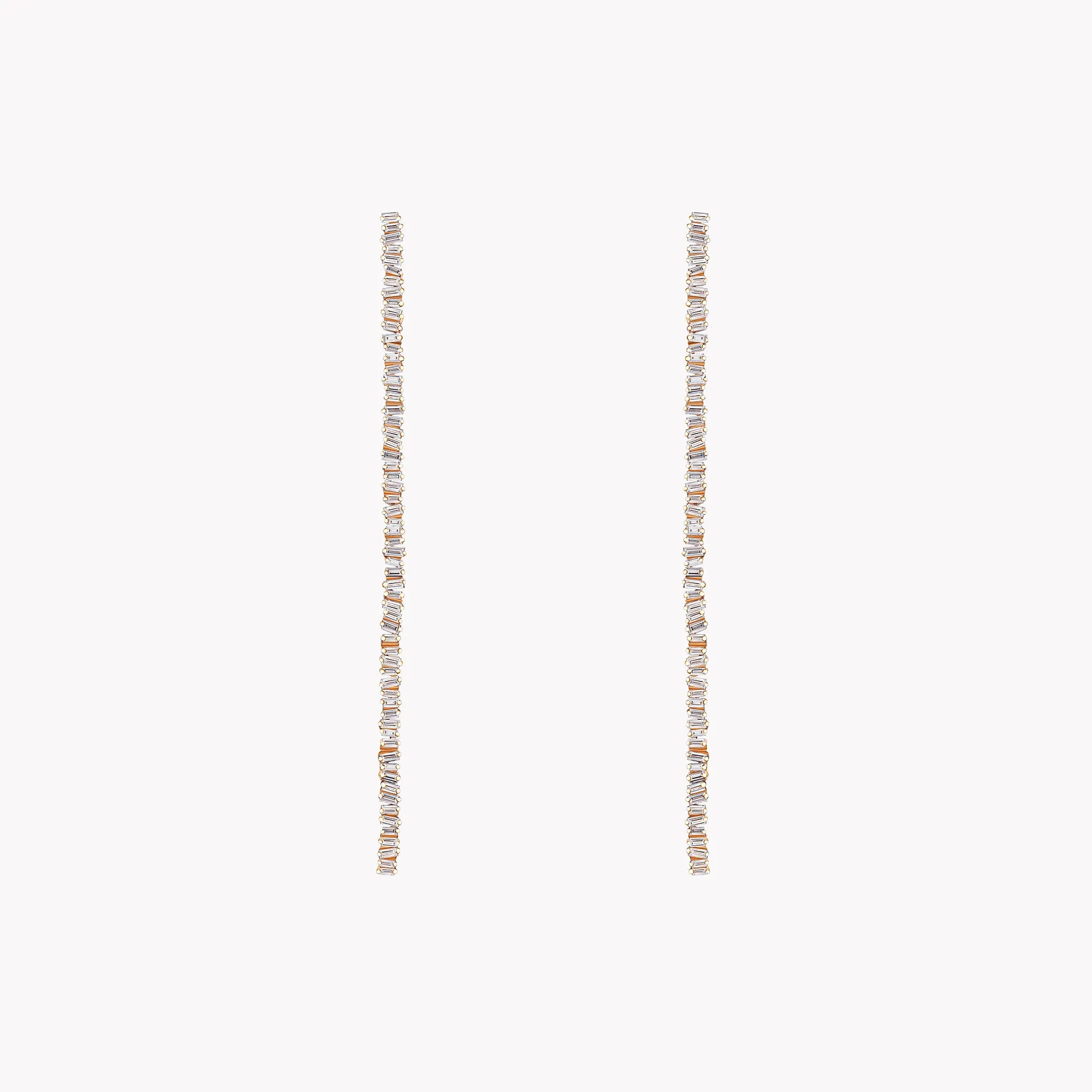 Fireworks Diamond Tennis Drop Earrings