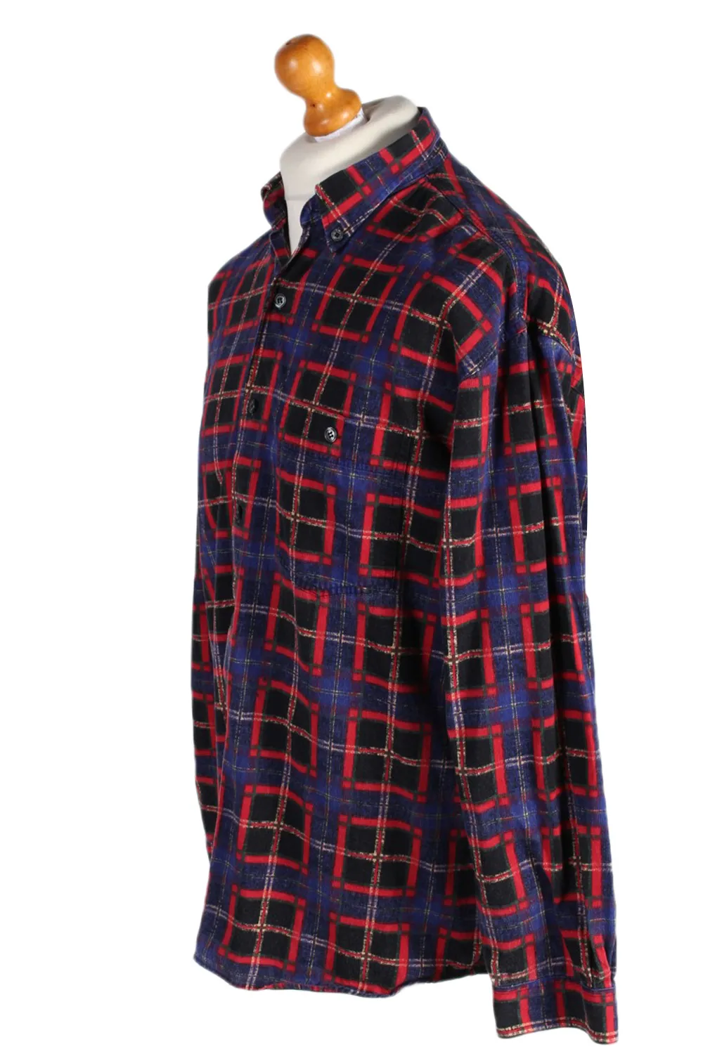 Flannel Shirt 90s Retro Multi M - Pepper Tree London