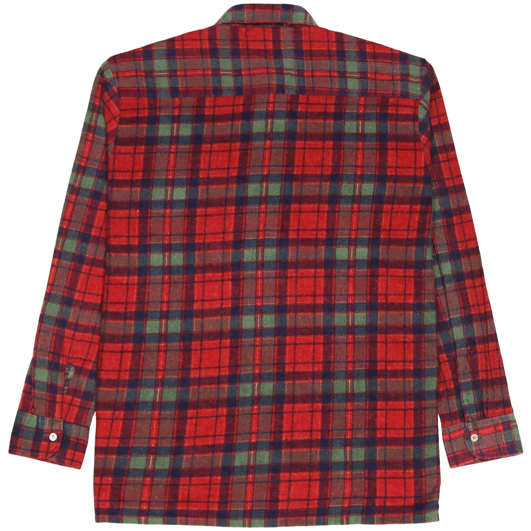 Florida First Checkered Flannel Shirt Red Navy Green