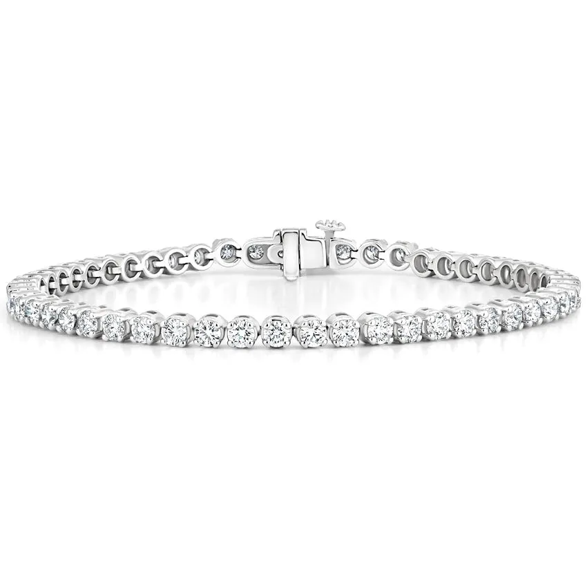 Forevermark White Gold 5.51 Cttw. Diamond Tennis Bracelet