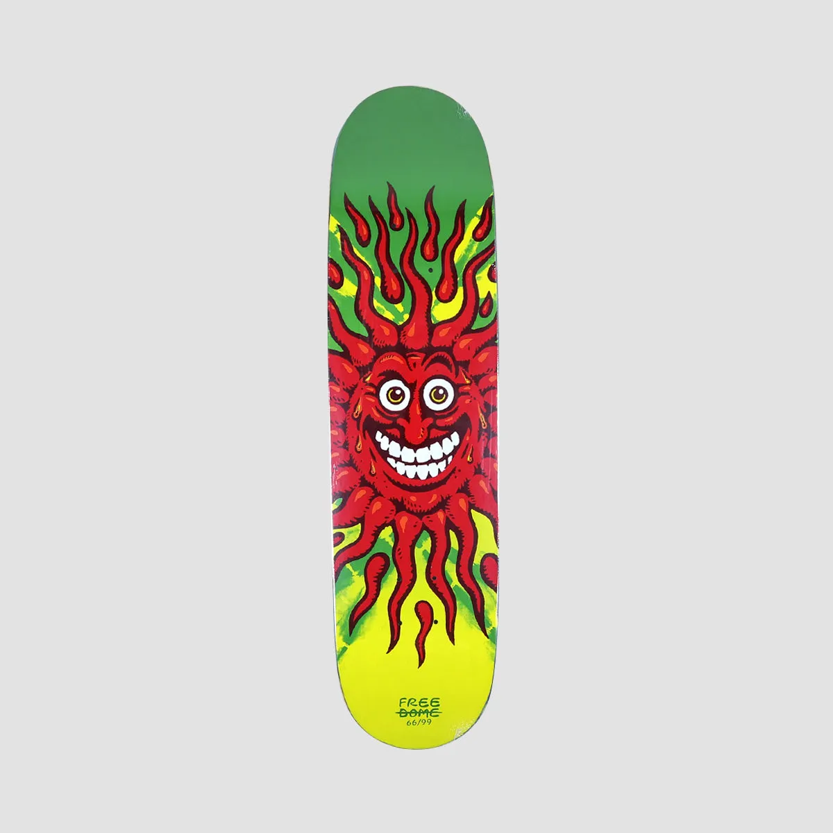 Free Dome Hot Head Torpedo Skateboard Deck - 8"