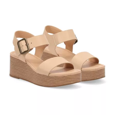 Frye and Co. Womens Lylah Wedge Sandals