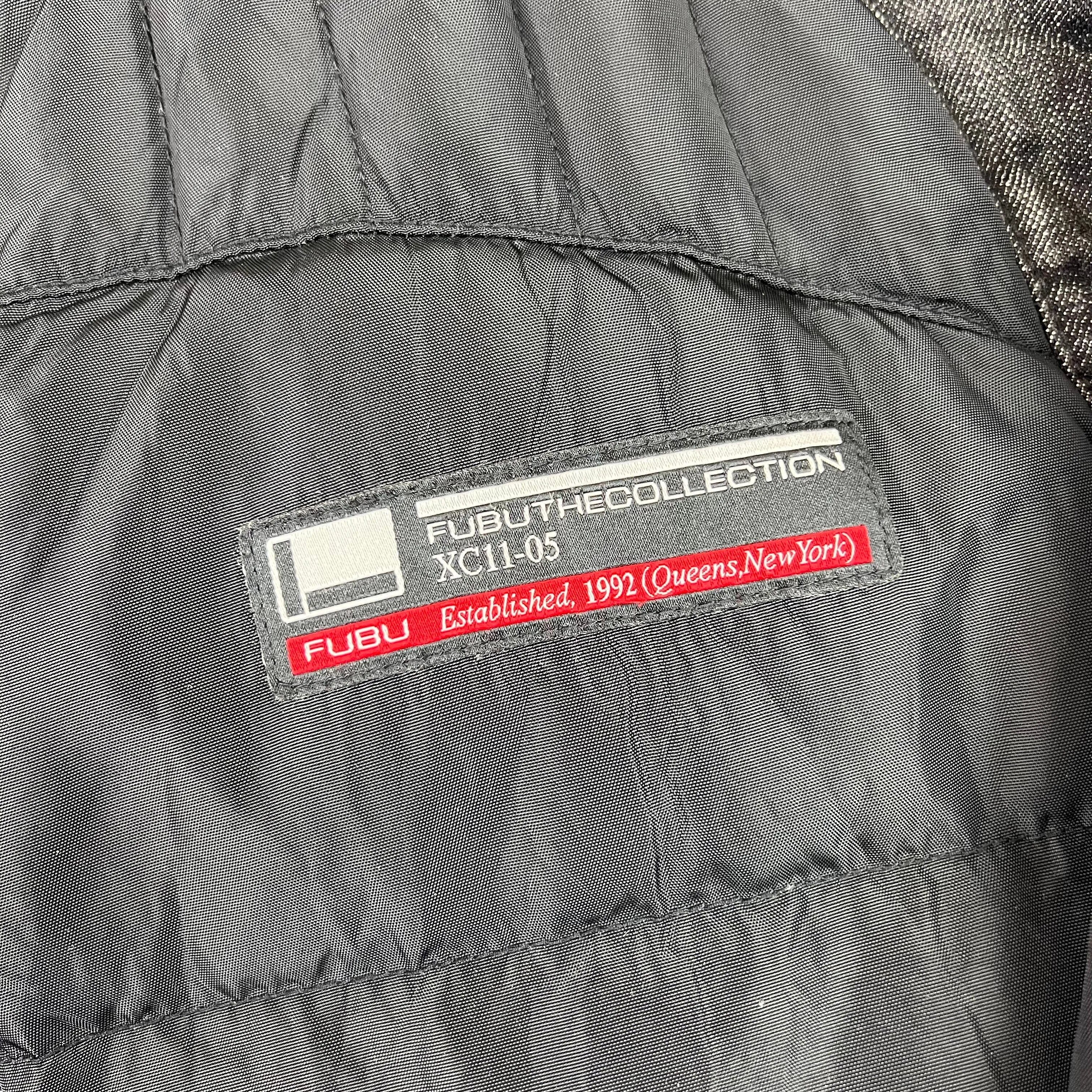 FUBU Black Padded Puffer Jacket