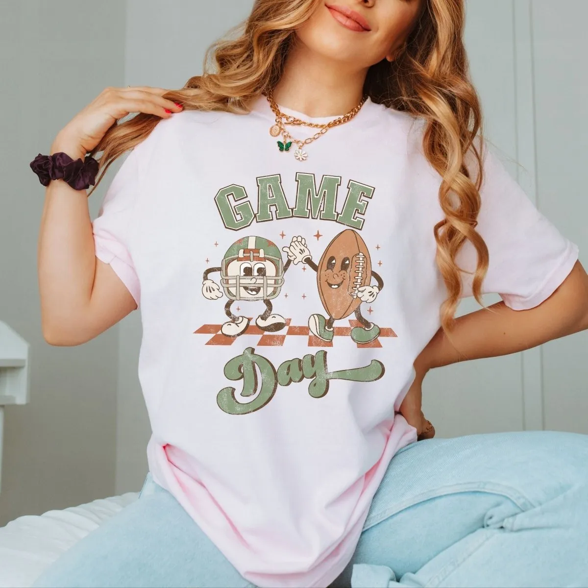 Game Day Football Friends Comfort Color Tee