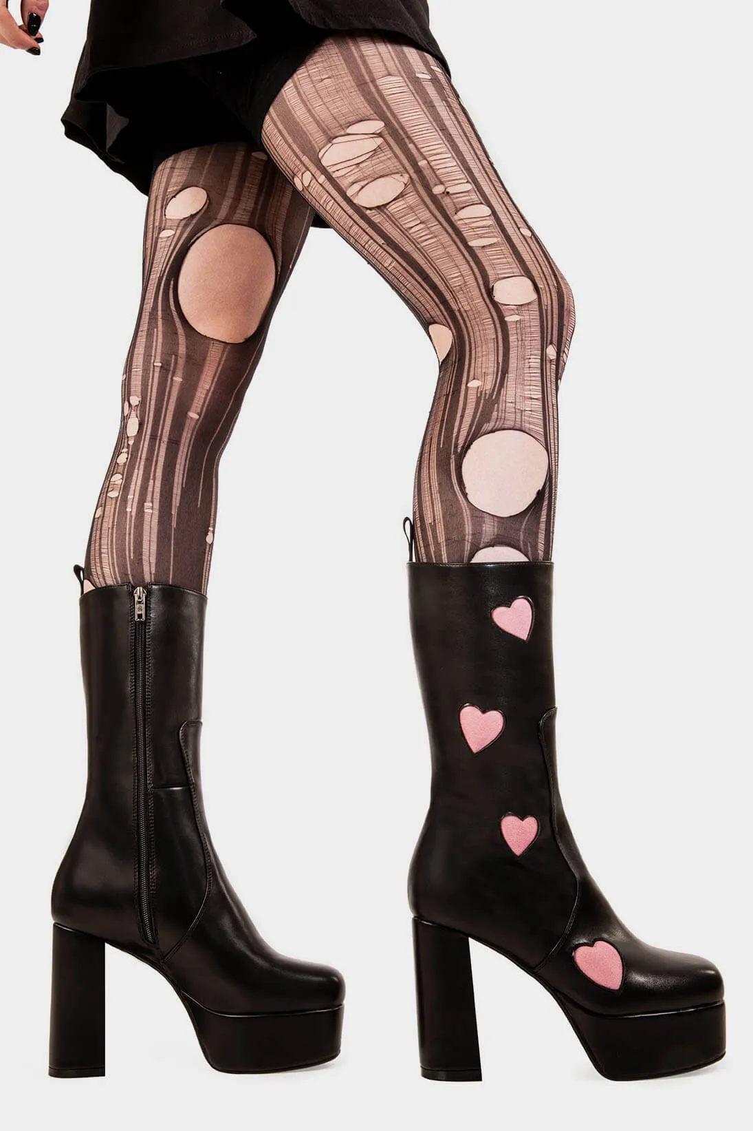 Game Of Love Platform Calf Boots