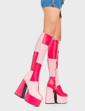 Gemini Platform Knee High Boots