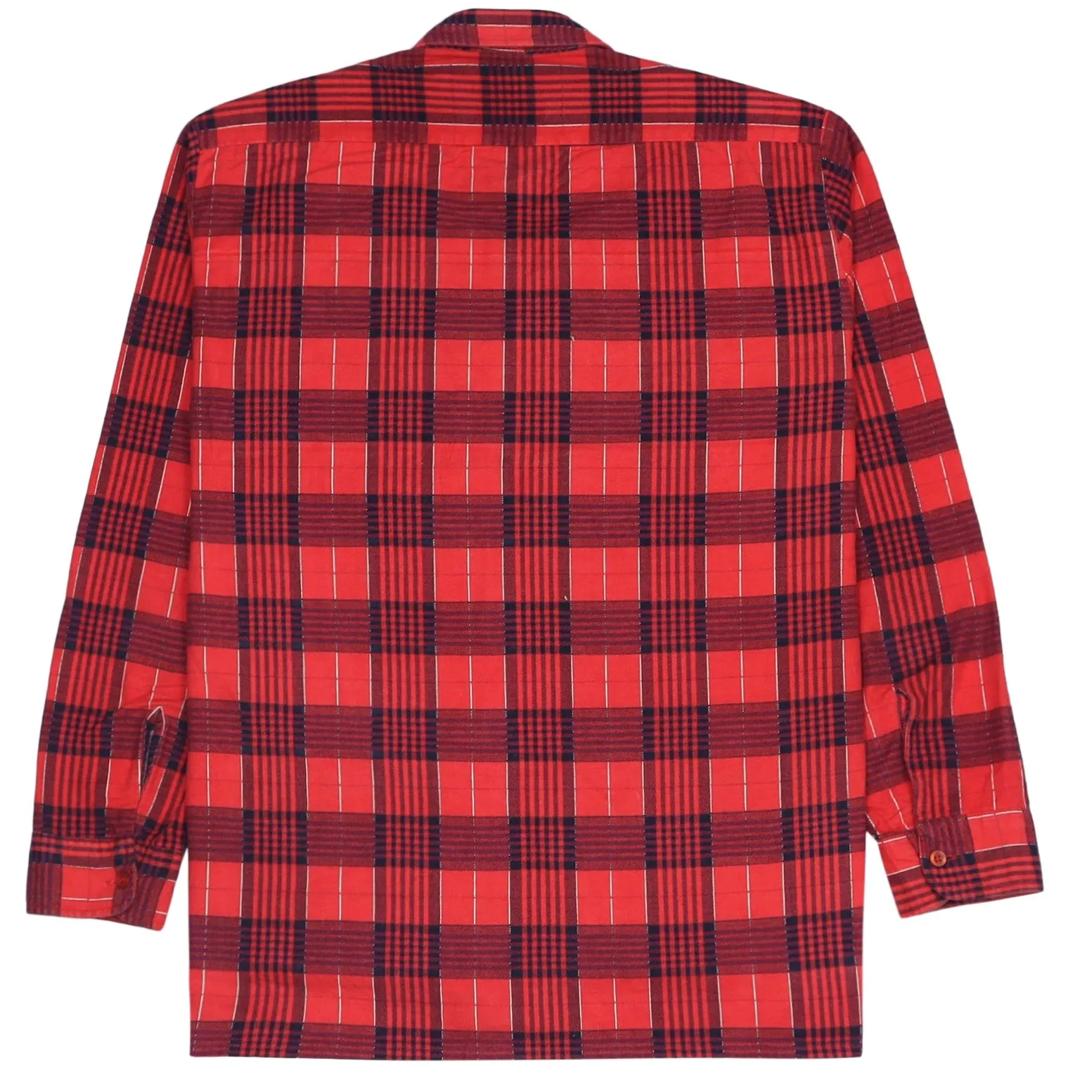 George Checkered Flannel Shirt Red