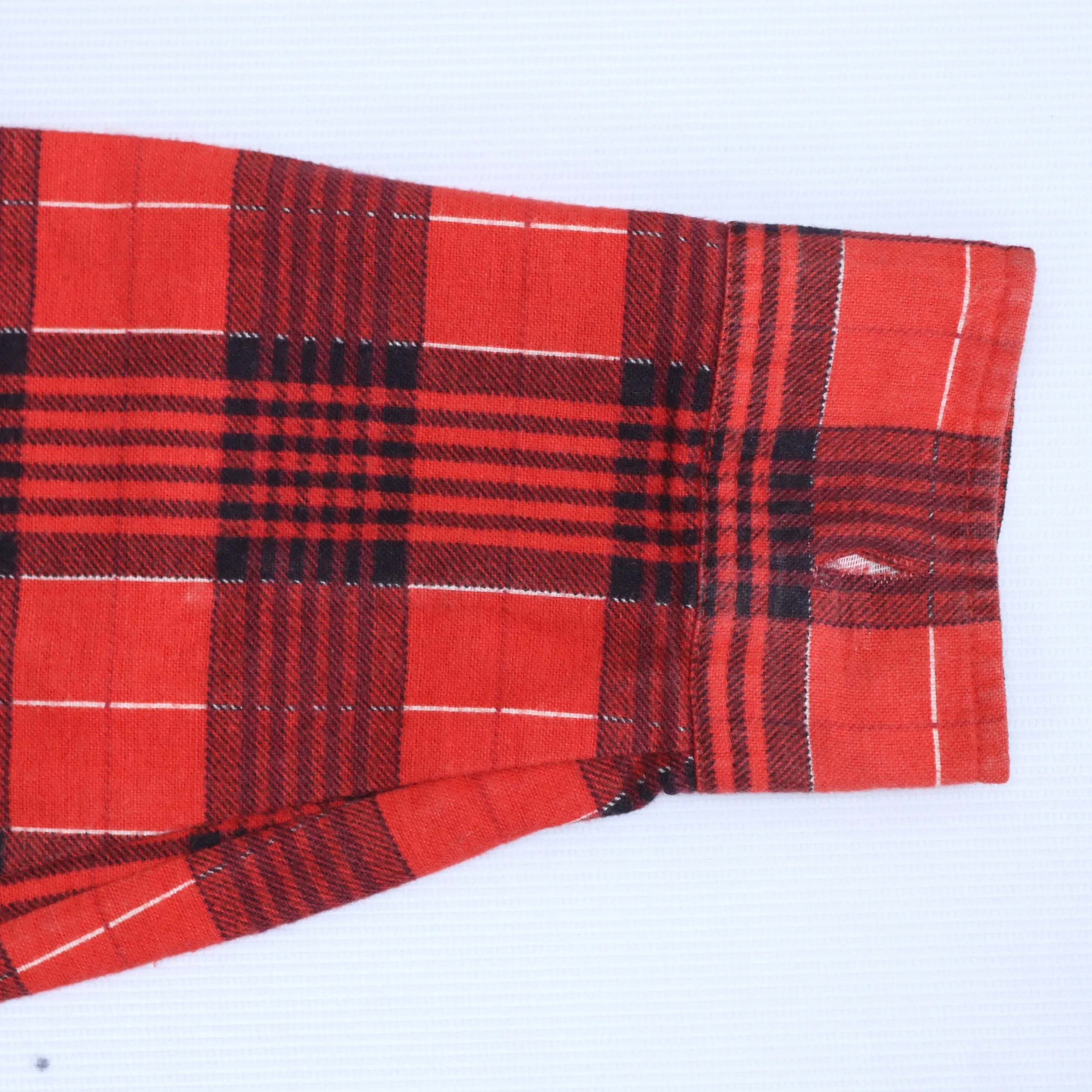 George Checkered Flannel Shirt Red