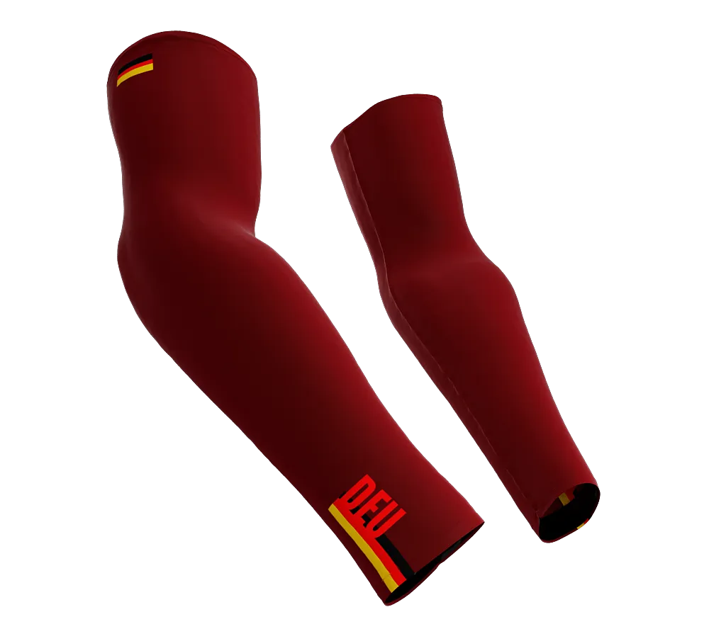 Germany Code Compression Arm Sleeves - Walking - Cycling - Running - Golf - Baseball - Basketball