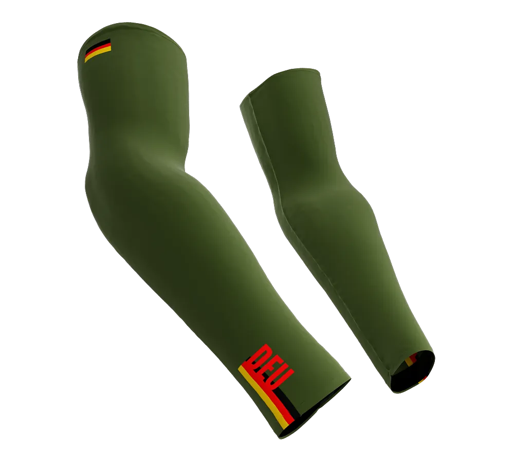 Germany Code Compression Arm Sleeves - Walking - Cycling - Running - Golf - Baseball - Basketball