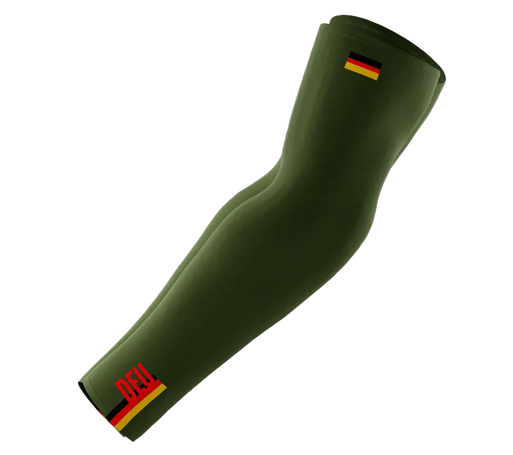 Germany Code Compression Arm Sleeves - Walking - Cycling - Running - Golf - Baseball - Basketball