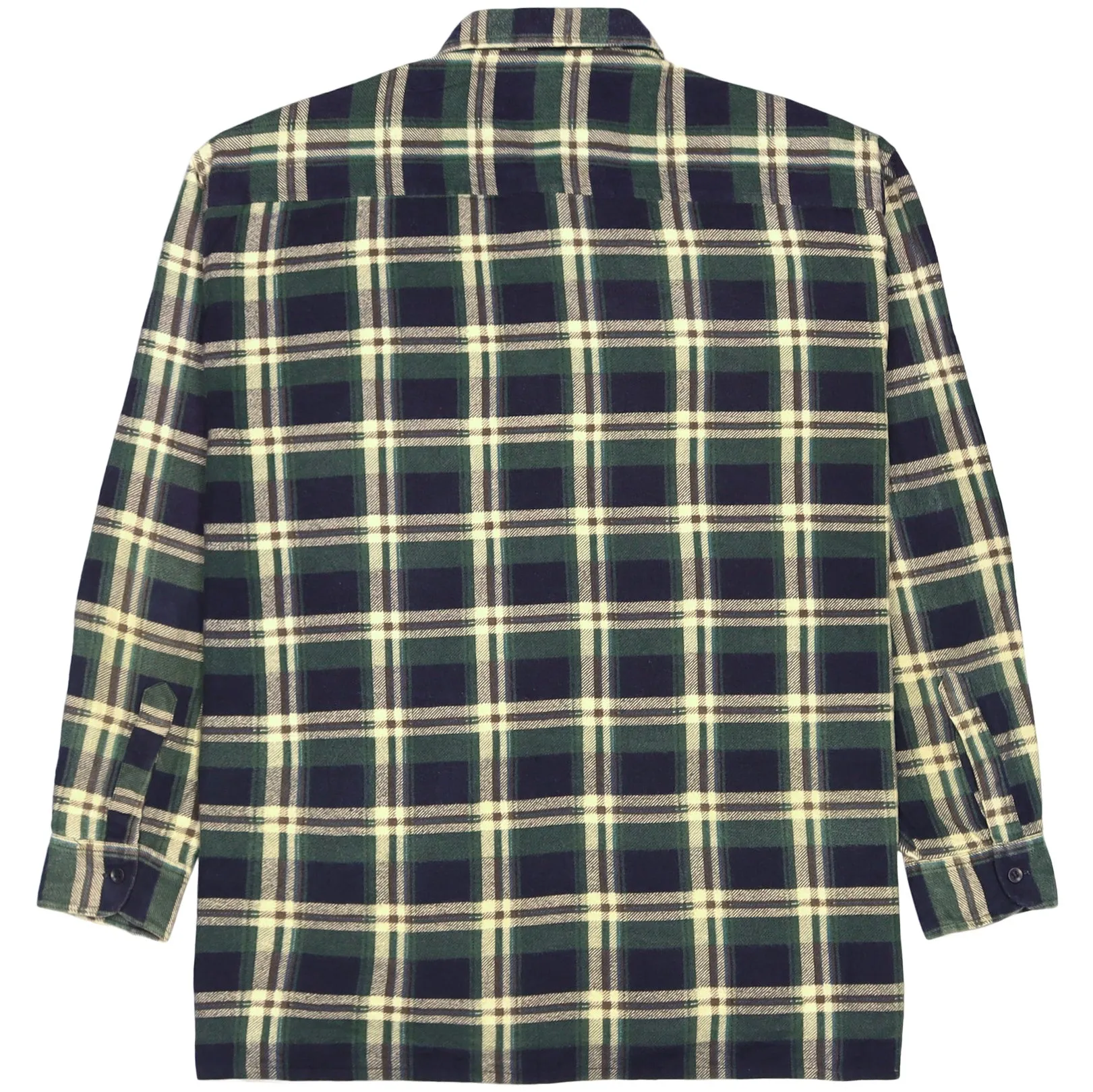 Gino Marconi Checkered Flannel Shirt Navy Green