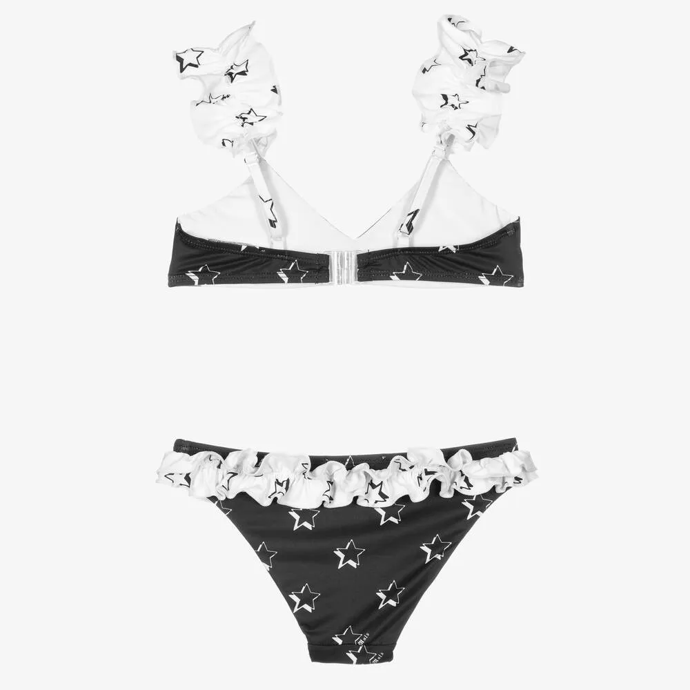 Girls Black & White Bikini