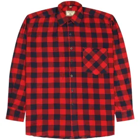 Giuseppe Diclassico Checkered Flannel Shirt Red Black