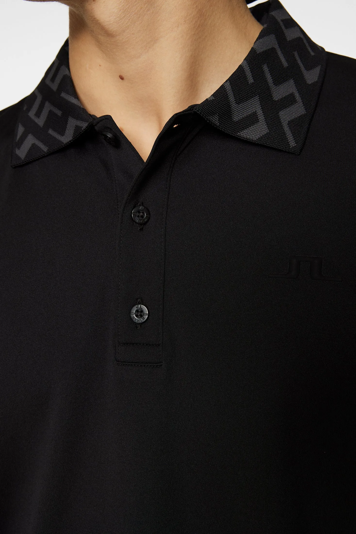 Glen Regular Fit Polo / Black