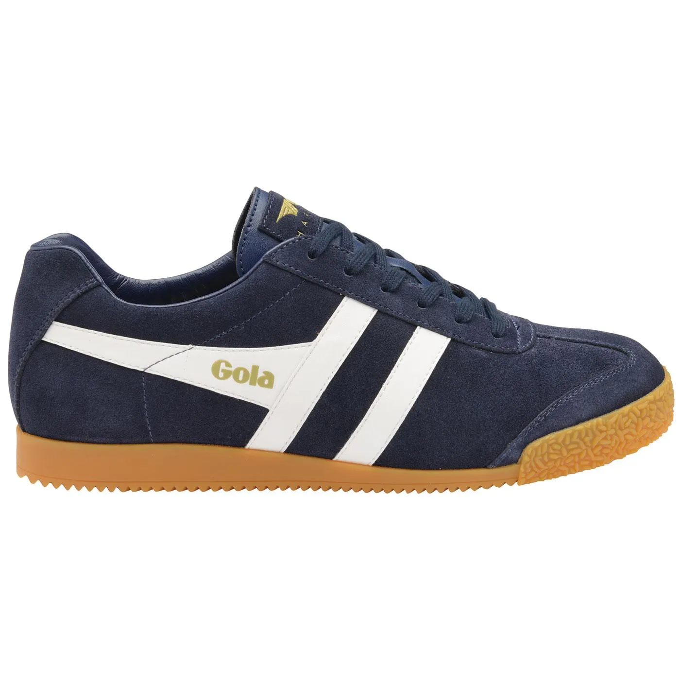 GOLA Harrier Suede Mens Retro 1970s Trainers Navy