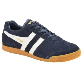 GOLA Harrier Suede Mens Retro 1970s Trainers Navy