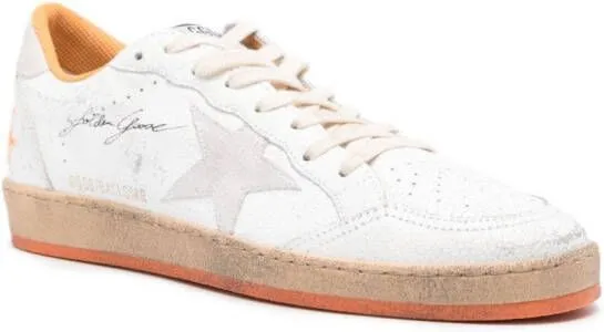 Golden Goose Ball Star Wishes leather sneakers White