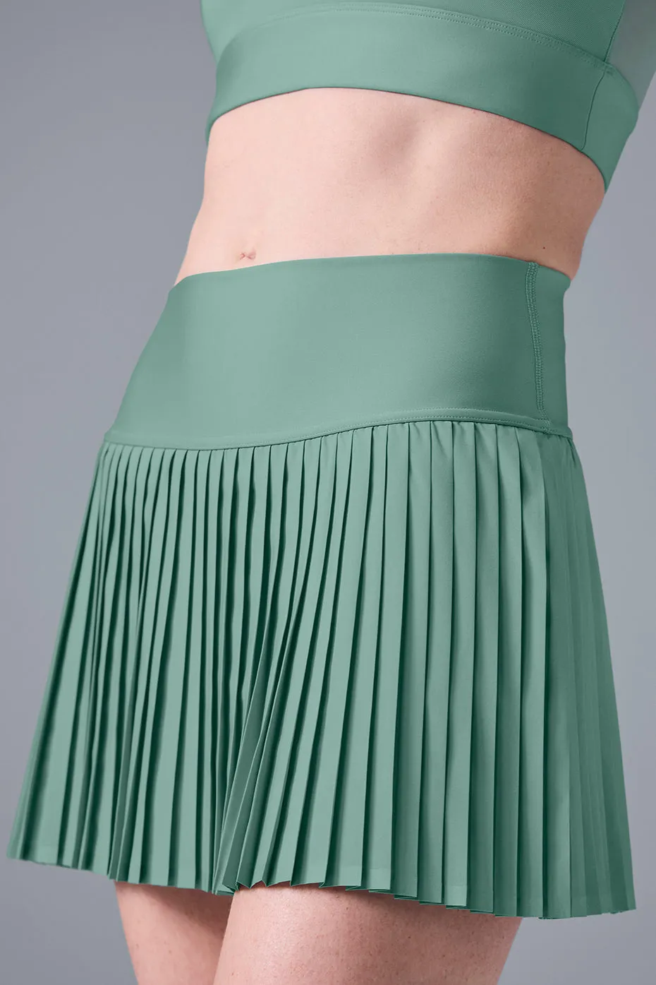 Grand Slam Tennis Skirt - Botanical Green