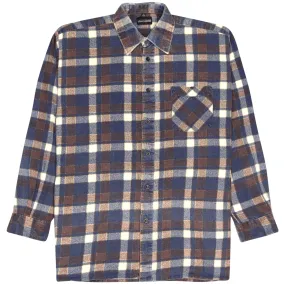 Great Stone Checkered Flannel Shirt Red Navy Cream