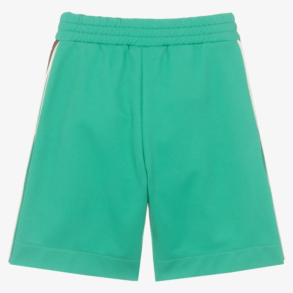 Green FF Logo Shorts