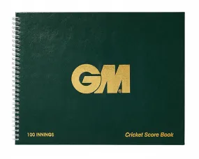 Gunn & Moore 100 Innings Cricket Scorebook