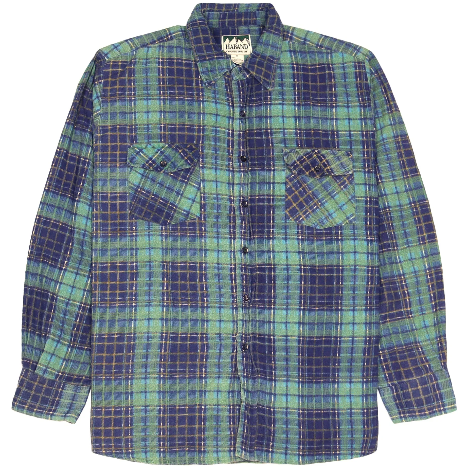 Haband Checkered Flannel Shirt Black Grey