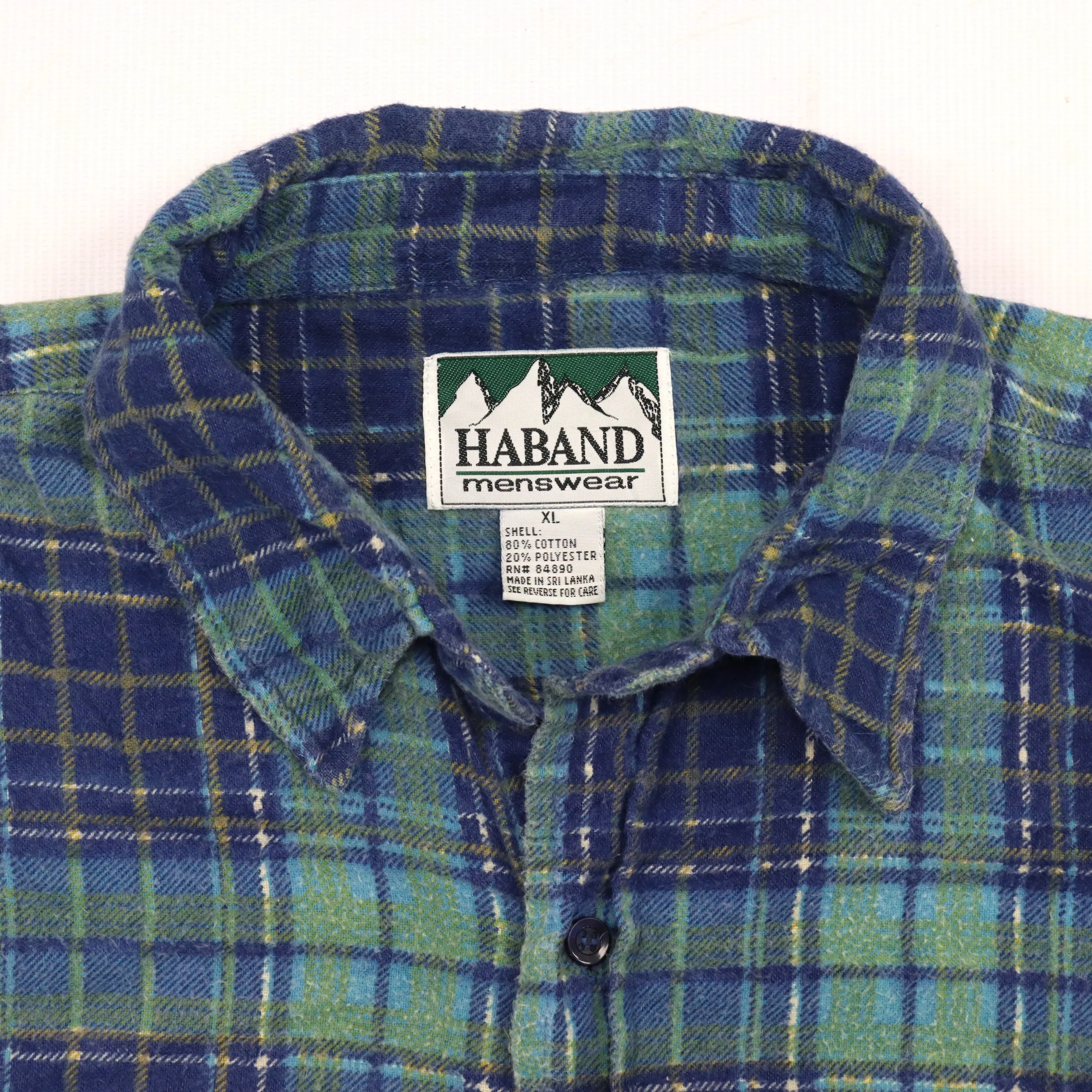 Haband Checkered Flannel Shirt Black Grey