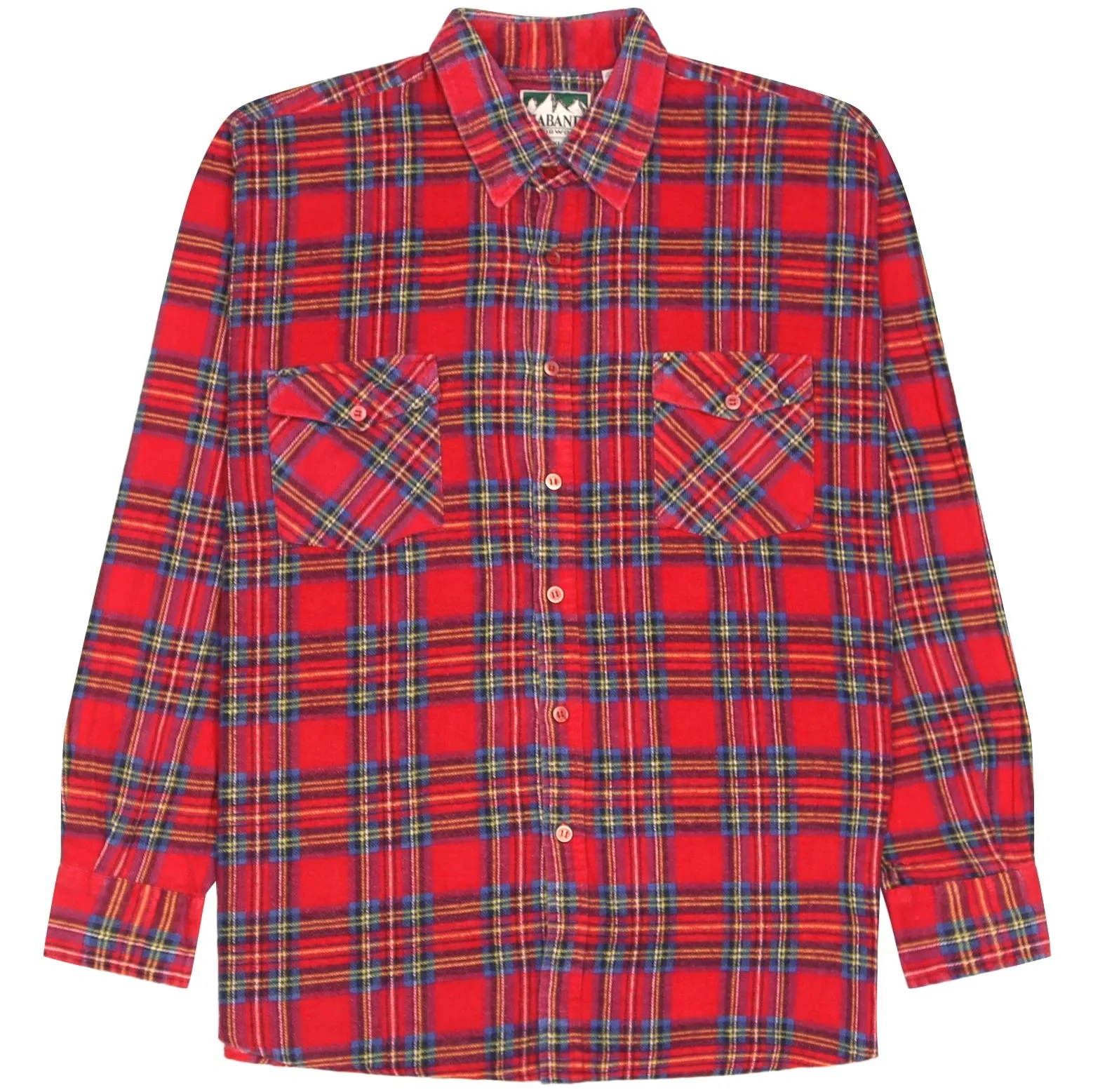 Haband Checkered Flannel Shirt Red Blue