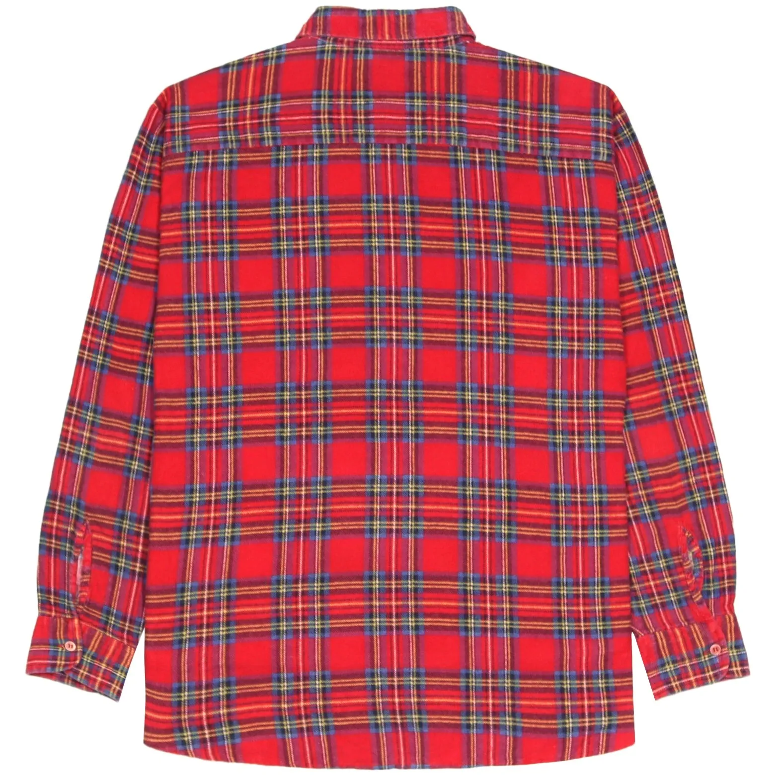 Haband Checkered Flannel Shirt Red Blue