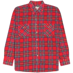 Haband Checkered Flannel Shirt Red Blue